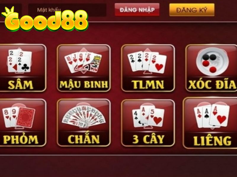 Game bài truyền thống GOOD88 nhận được khá nhiều sự yêu thích từ cược thủ