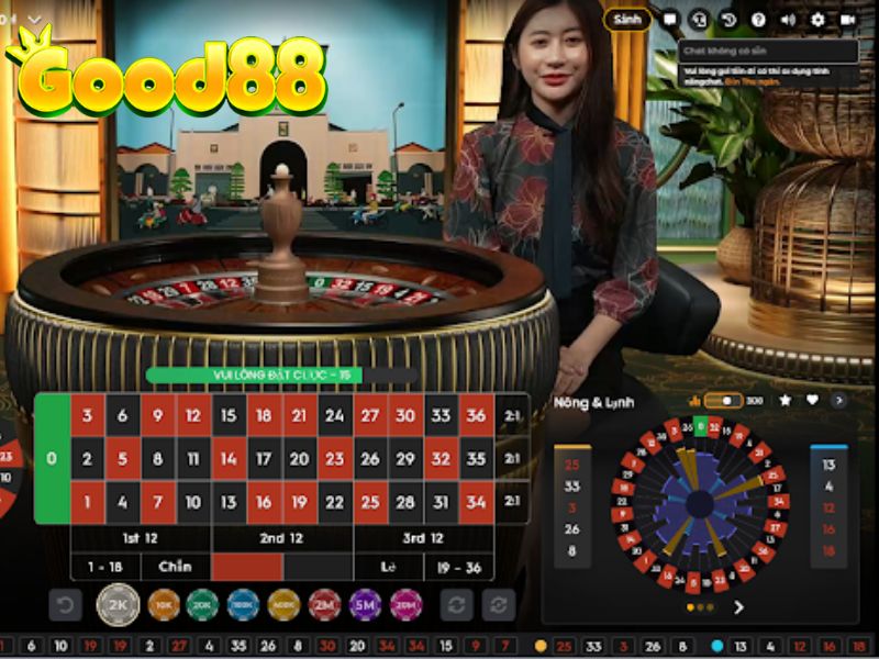 Một bàn Roulette chuẩn thường có 37 số từ 0-36